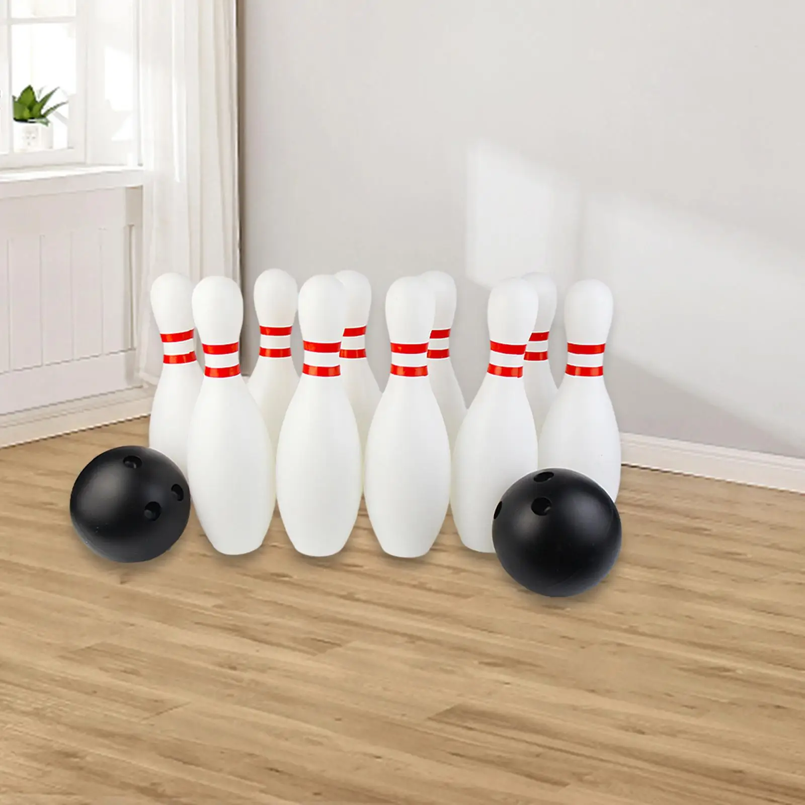 Kids Bowling Set Fun 10 Bowling Pin and 2 Balls for Ages 3 4 5 Kindergarten