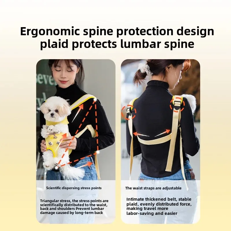 Pet Dog Hand Bag Carrier For Dogs Portable Four-legged Puppy Straddle Packs Shoulder Bag Vest Traction Rope For Yorkshire pet carrier bag pet carrying bag pet backpack