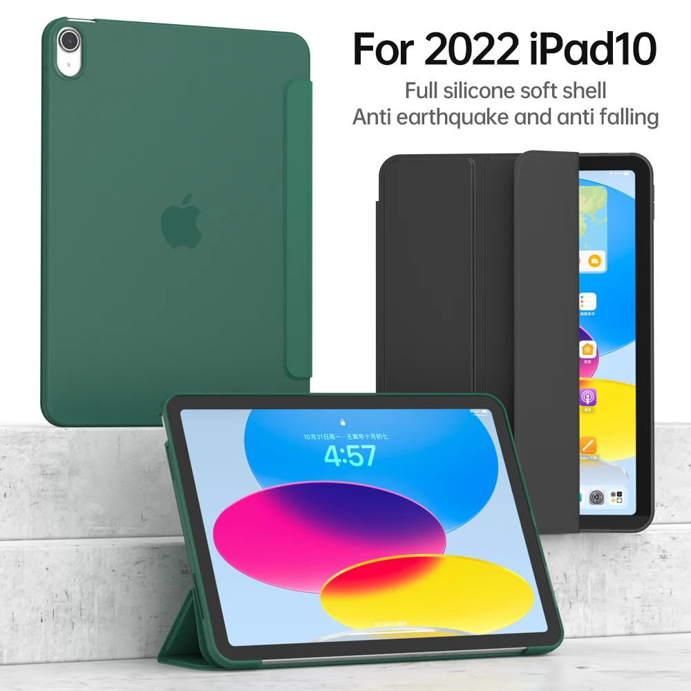 Smart Cover Case para Ipad Ipad 10 9.7 Air Pro 11 10 Polegada 2023 10ª Geração A2696