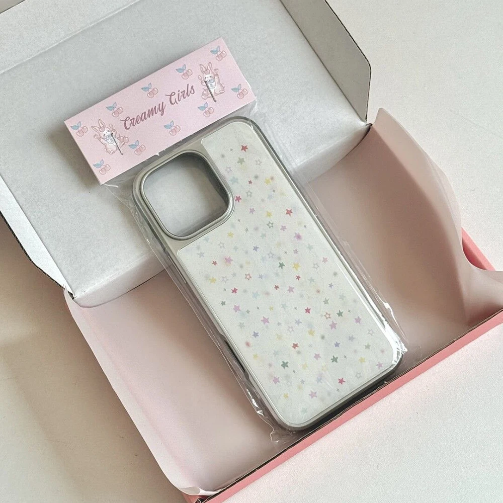 Luxury Clear Soft Back Cover - Star Bear Design Phone Case