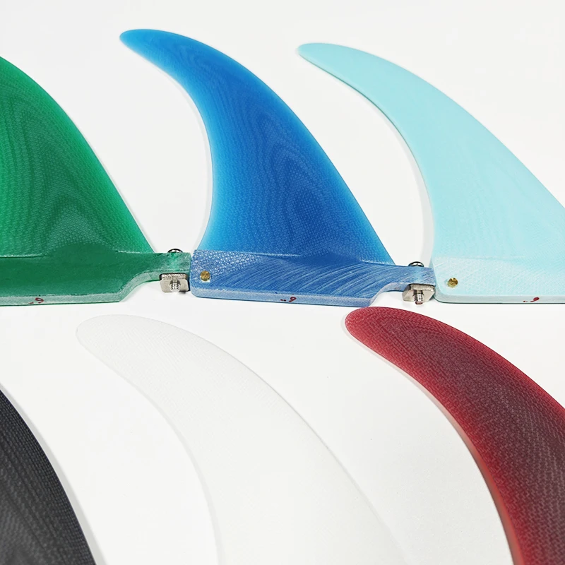 6.5inch Fiberglass surfboard center fin longboard single fin for surfboard
