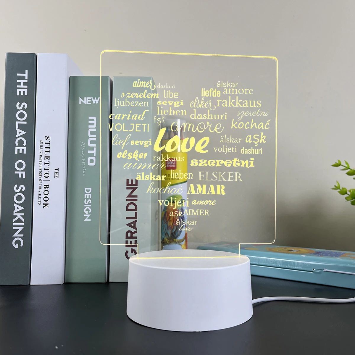 Рисунок 3 - 3D Светодиодная подсветка для влюбленных пар