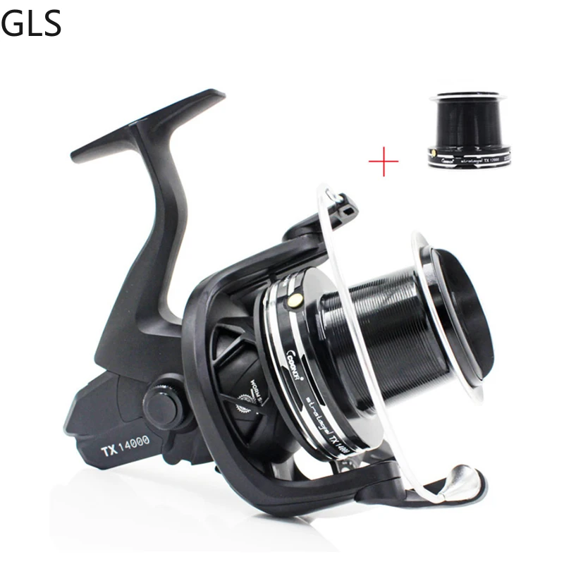 GLS New TX14000-Series + 12000 Aluminum Spool Long Throw Fishing