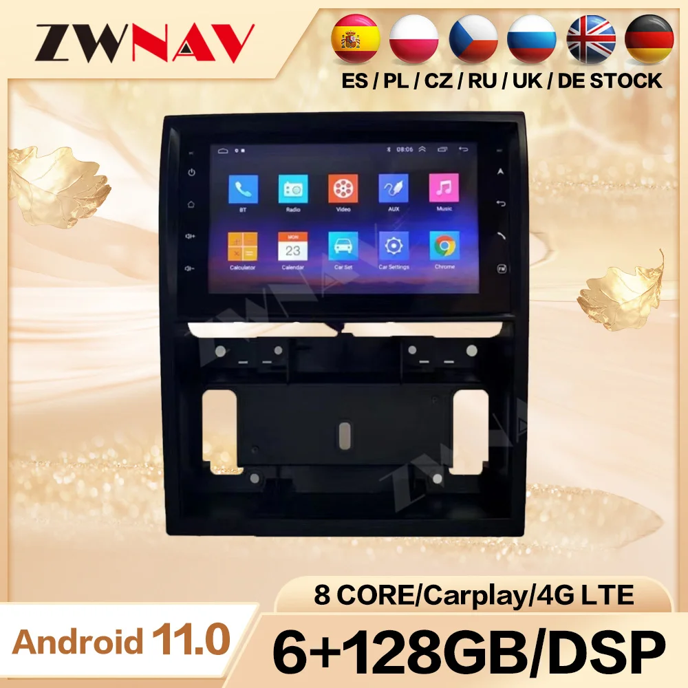 

Qualcomm Automotive Central Multimedia 2 Din Android Screen For SAMAND SOREN 6+128 Car Radio With Bluetooth Stereo Receiver