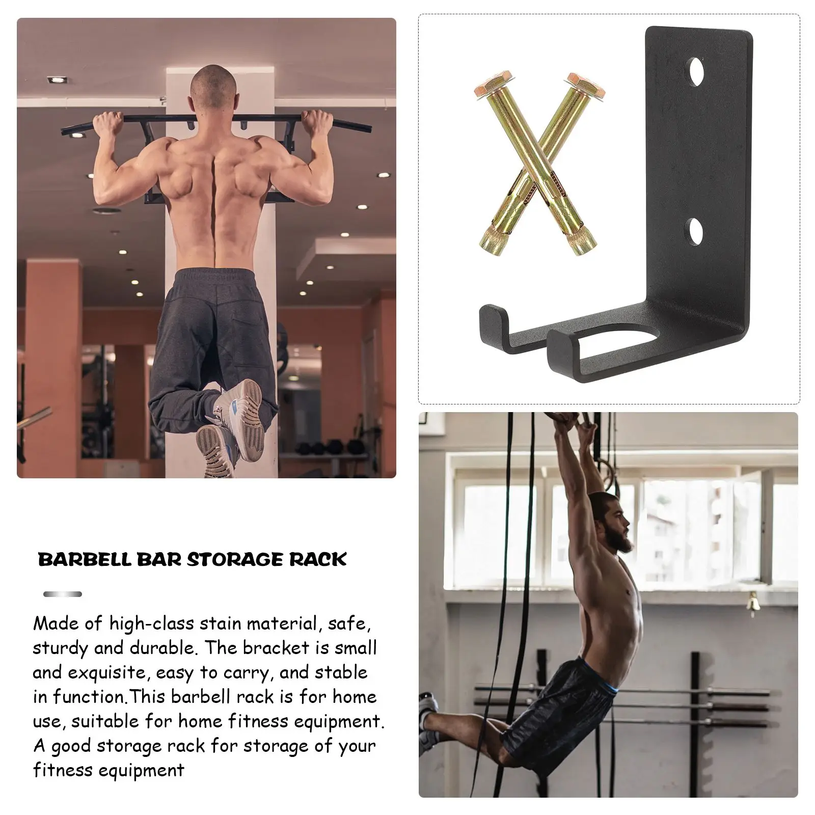Barbell Storage Rack Gym Dumbbell Rod Holder Hanger Pole Fitness Accessories Stand Steel Accessory Wall Mounted Shelves dumbbell rack,fitness equipment storage rack