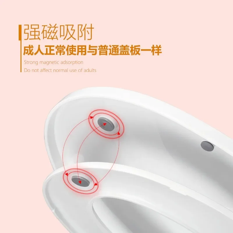 Toilet Lid WC Toilet Seat for Both Adults and Children U/O/V-shaped Quick-release Universal Lid Bathroom Accessories