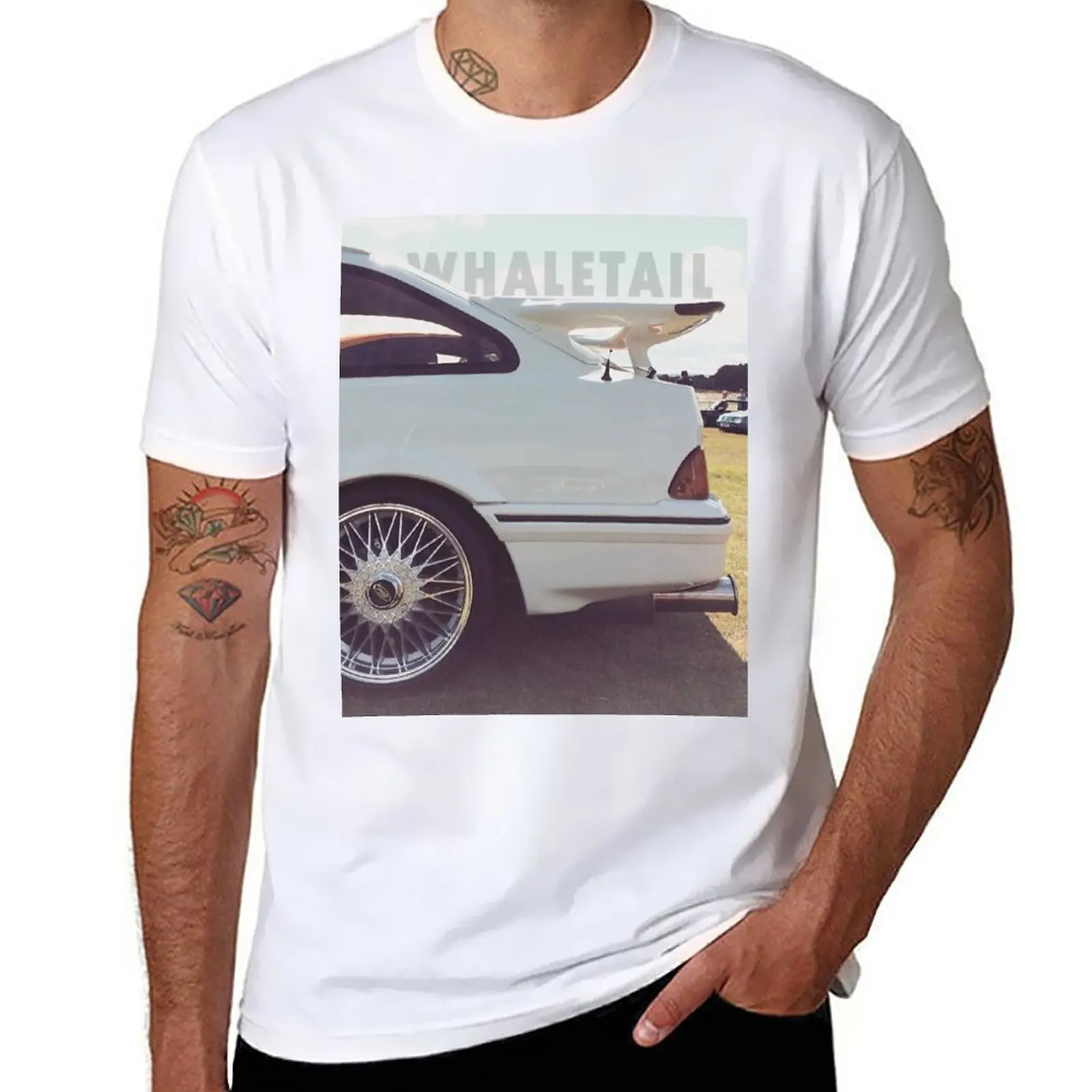 

Новинка, футболка для Ford Sierra RS Cosworth WhaleTail, Мужская блузка, футболка оверсайз, Мужская футболка
