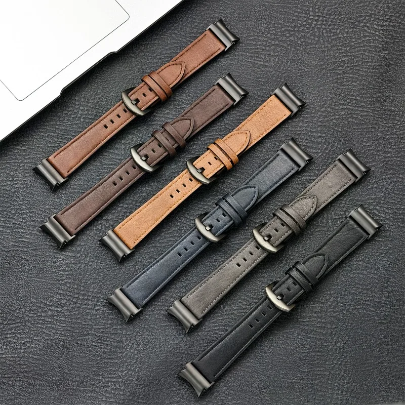 Premium Leather Watch Strap - Elegant No-Gap Design