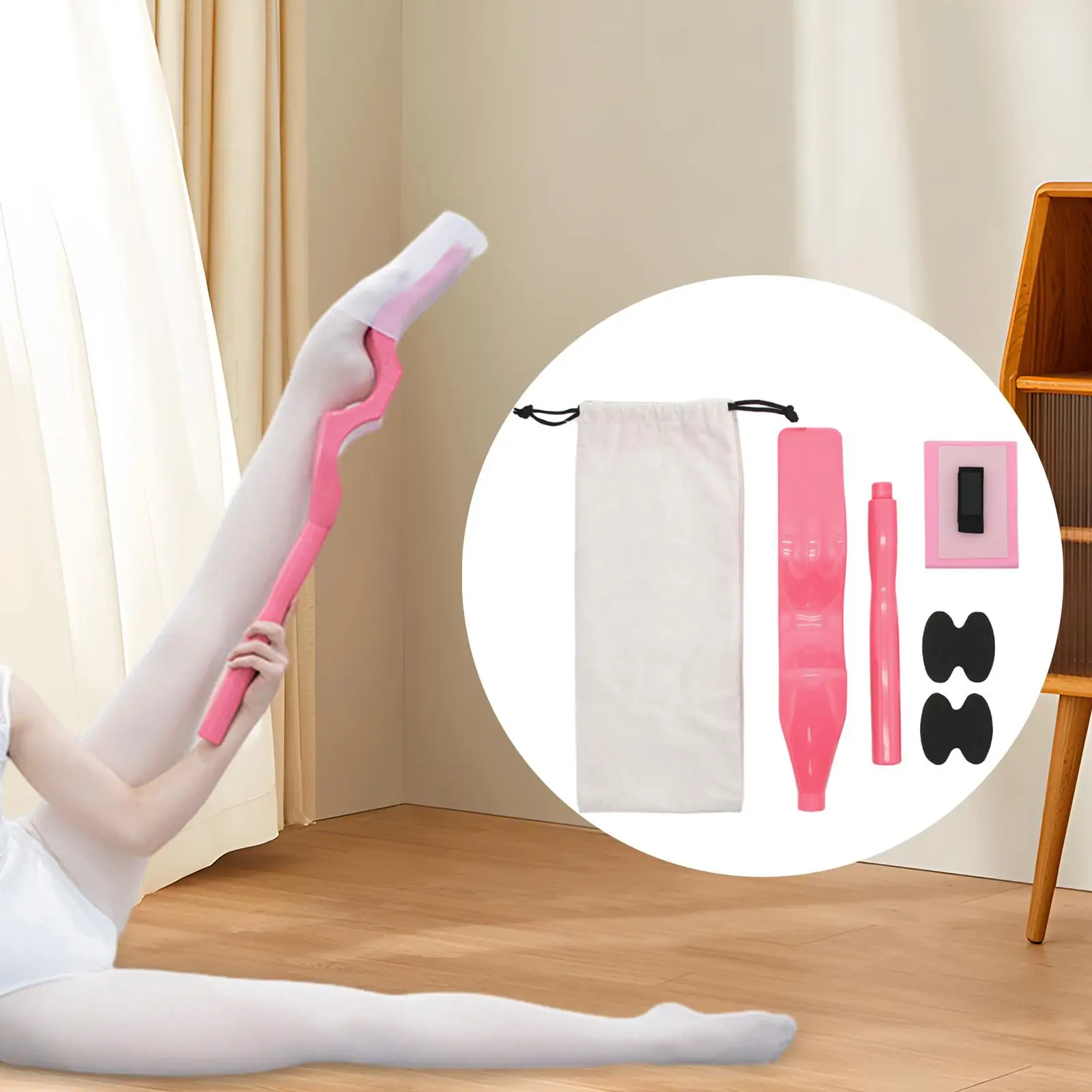 Ballet Foot Stretch Set Portable for Adults Kids for Fitness Yoga Pilates