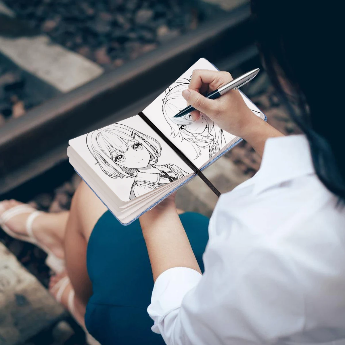 PATIKIL 60 Fogli Carta Acquerello In Cotone 300gsm – Pressa Fredda 5 Pollici – Per Pittura, Disegno E Artigianato – Ideale Per Artisti E Principianti