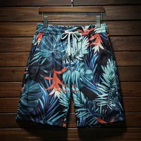 Beach Shorts Men2024Summer Lightweight Breathable and Loose Versatile Fashion Printed Stretch Street Trend Outdoor Cropped Pants 1