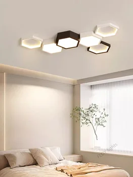 Modern Dimmable LED Ceiling Lamps Simple Living Room LIghts Lustre Home Decor Bedroom Study Dining Room Lighting Indoor Fixtures 1