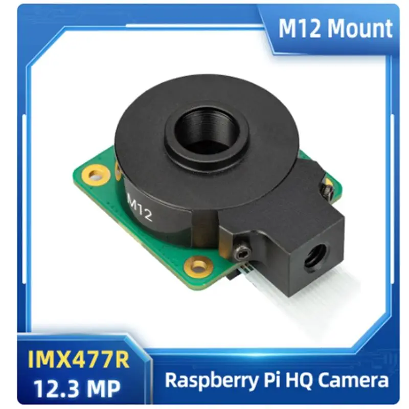 L06A-고품질 카메라 모델 HQ IMX477R 센서 고감도는 Pi 4B용 라즈베리 파이용 마운트 렌즈를 지원합니다.