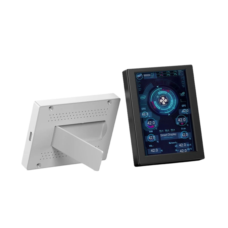 SCLS Dual-Use Computer Sub-Screen Portable 3.5 Inch LCD Computer Monitoring USB Sub-Screen Desktop Screen