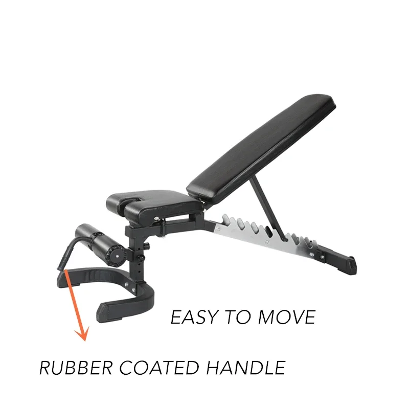 Home Training Gym Muscle Exercise Fitness Stable Cross Fit 6 level Adjustable Sit Up Bench