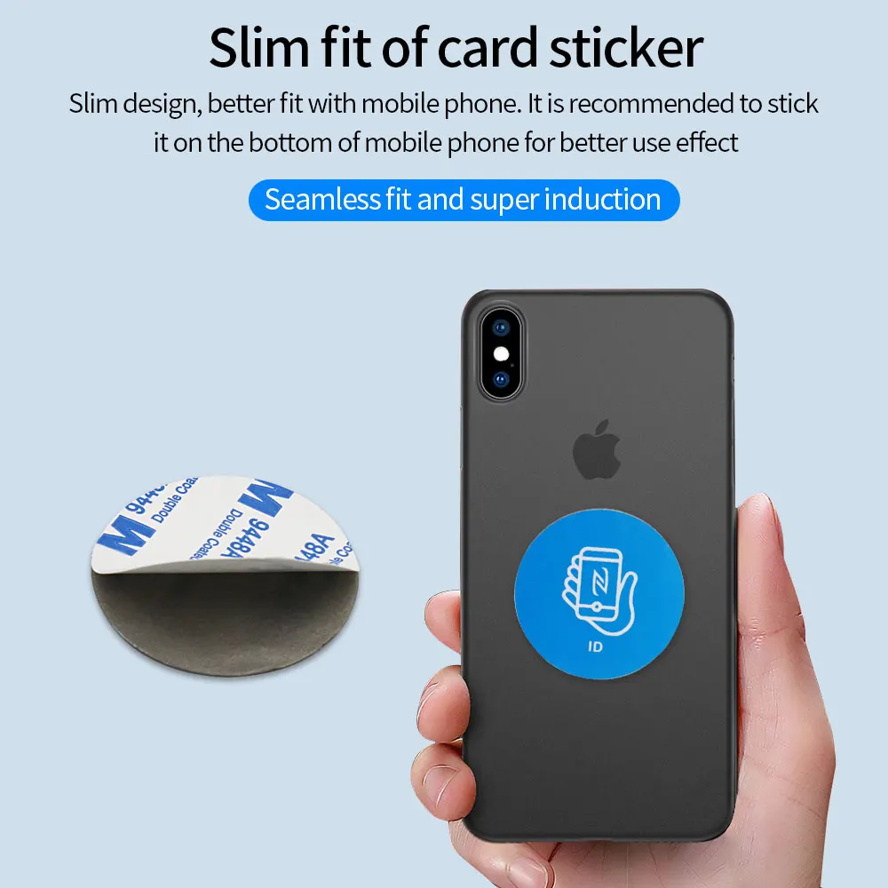 Tag in PVC adesivo Rfid 125 kHz r/o TK4100 - Shop NFC