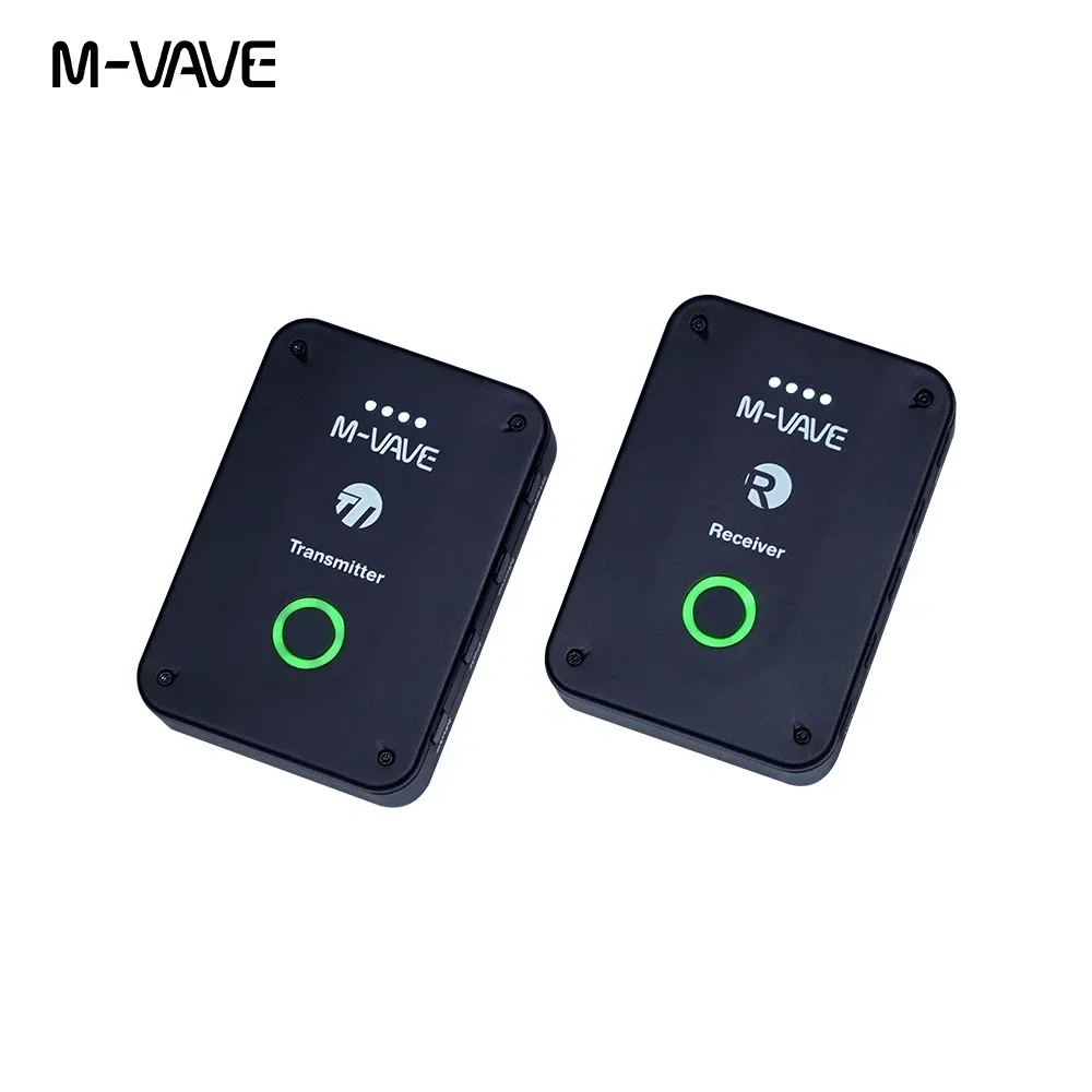 M VAVE WP 9 Wireless Earphone Monitor Rechargeable 2.4GHz Transmitter Receiver Support Stereo Mono Recording Function