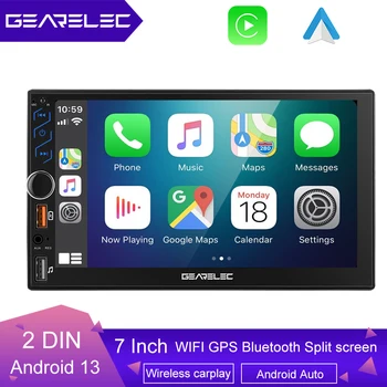 Autoradio Android 13 – 7 pouces CarPlay 2Din Bluetooth