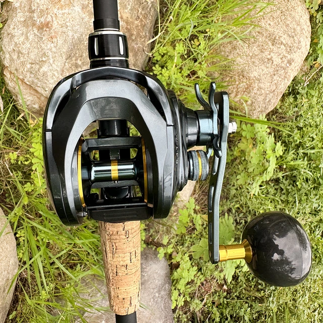 Saltwater Baitcasting Reel Big Game 15kg Max Drag Fishing Reels Light 8+1BB  6.4:1 Carbon Fiber Body Jigging Wheel Large Capacity - AliExpress