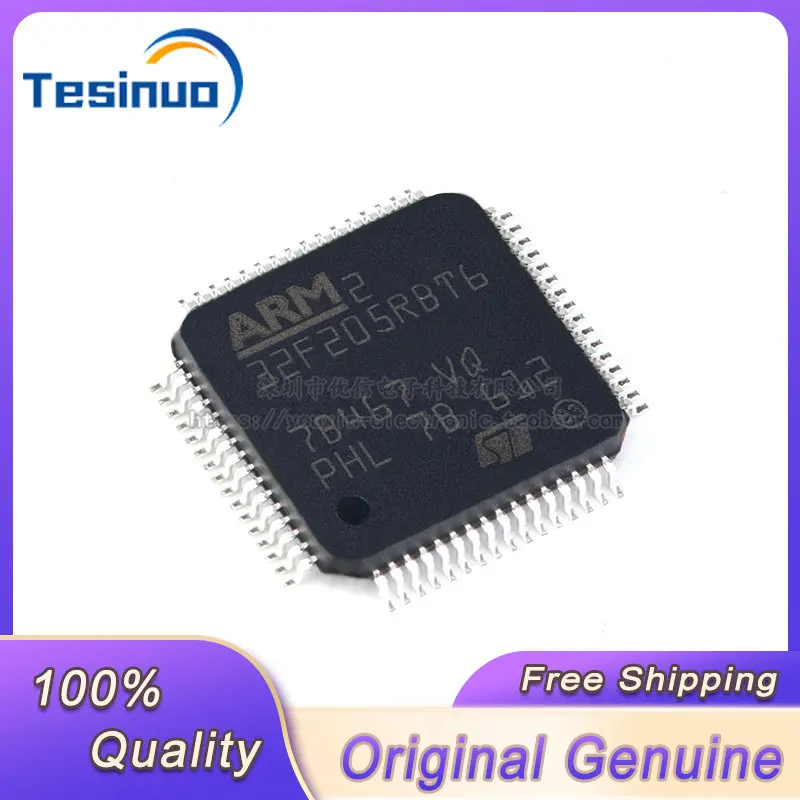 

5/PCS New Original STM32F205RBT6 LQFP-64 ARM Cortex-M3 32-bit microcontroller MCU In Stock