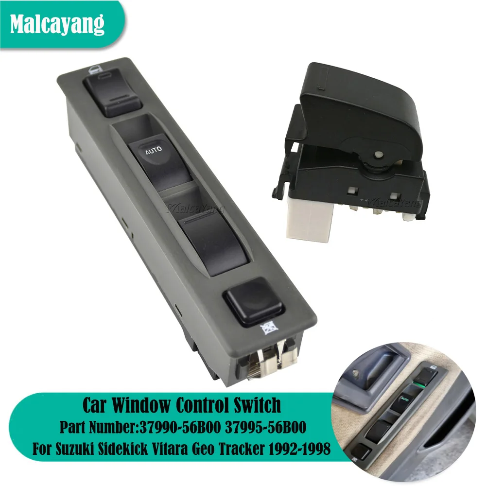 Interruttore Di Controllo Dell'Alzacristallo Elettronico Power Master Per Suzuki Sidekick Geo Tracker Vitara Muslimate