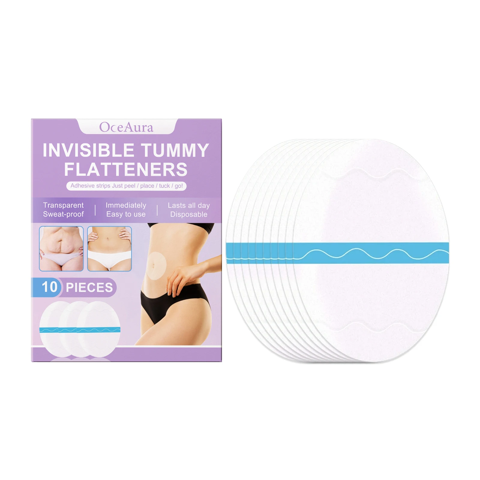 Body Shaping Care Patch - Lightweight & Nourishes Skin, Enhances Natural Body Curves, Body Care Patch