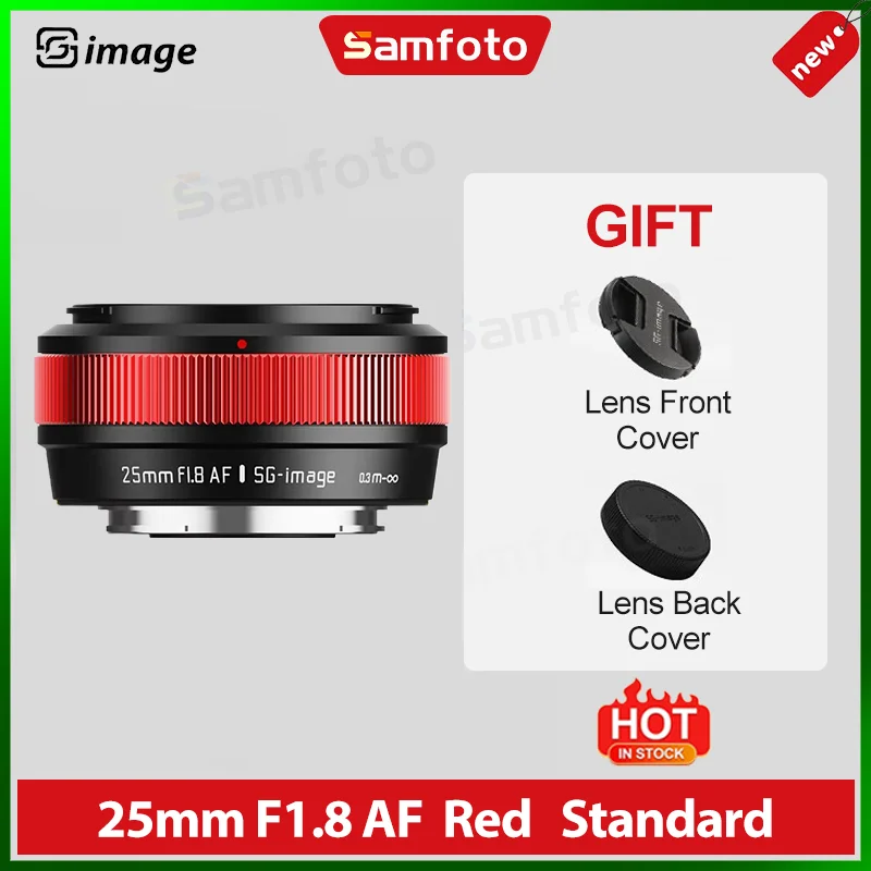 SGimage 25mm F1.8 AF Lens APS-C Large Aperture Prime Camera