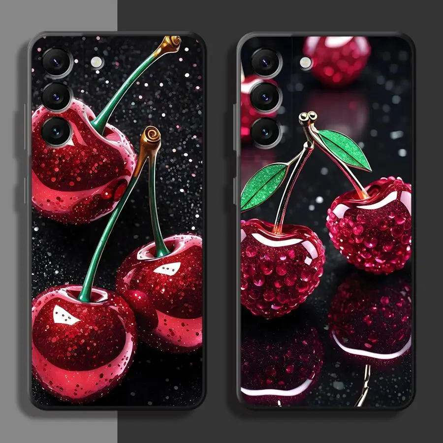 Cherry Pattern Phone Case – Stylish Protective Cover with Cherry Design