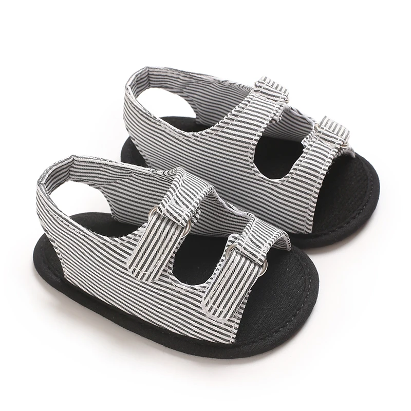 0-18Months Summer Baby Canvas Garden Sandals Toddler Sandal Flower Soft Cotton-Padded Anti-Slip Crib Shoes