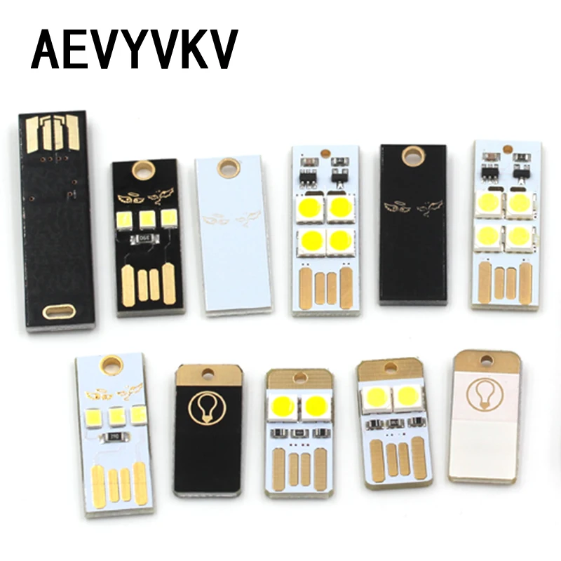 Mini Super Bright USB Power LED Keychain Night Light For Laptop PC Powerbank Keyboard
