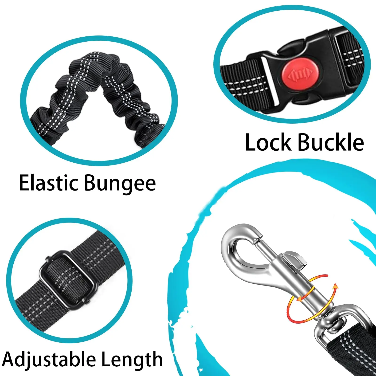Heavy Duty Dog Car Seat Belt 3