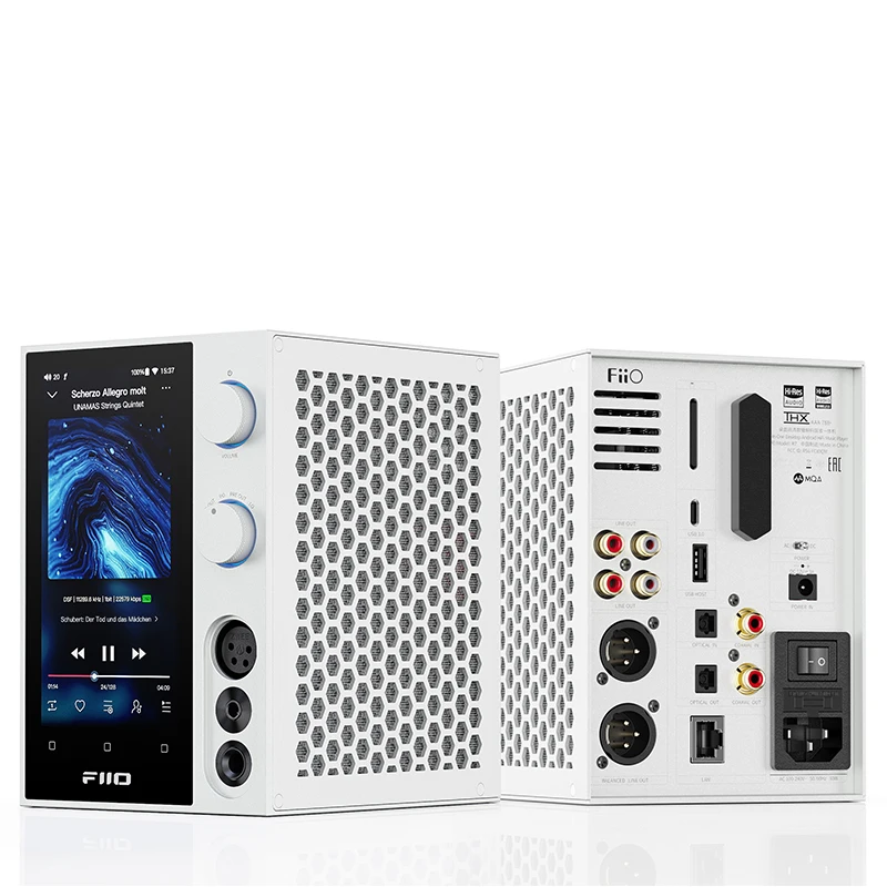 FiiO R7 Android 10 Desktop Digital Streaming Music Player DAC AMP Headphone Amplifier ES9068AS chip Bluetooth DUNU images - 6