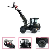 In Stock 1/14 LESU AT1050 Hydraulic RC Telescopic Arm Fork Truck Loader TOUCAN DIY Painted Finished Remote Control Car Model 1