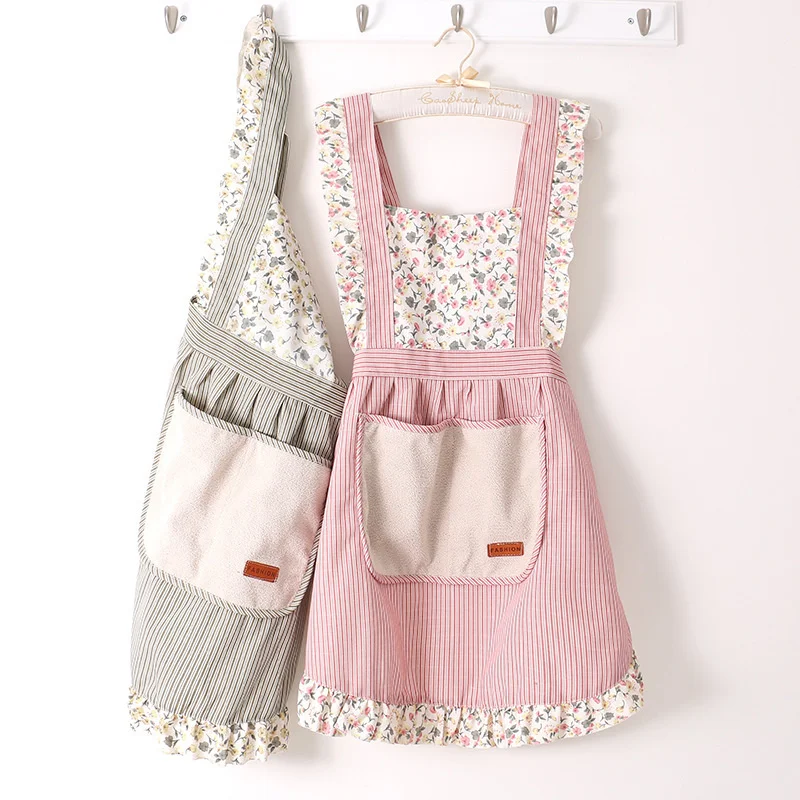 

Корейская японская Милая принцесса может протирать руки фартук для домашней кухни приготовления пищи, водонепроницаемый и маслостойкий, для коммерческой работы