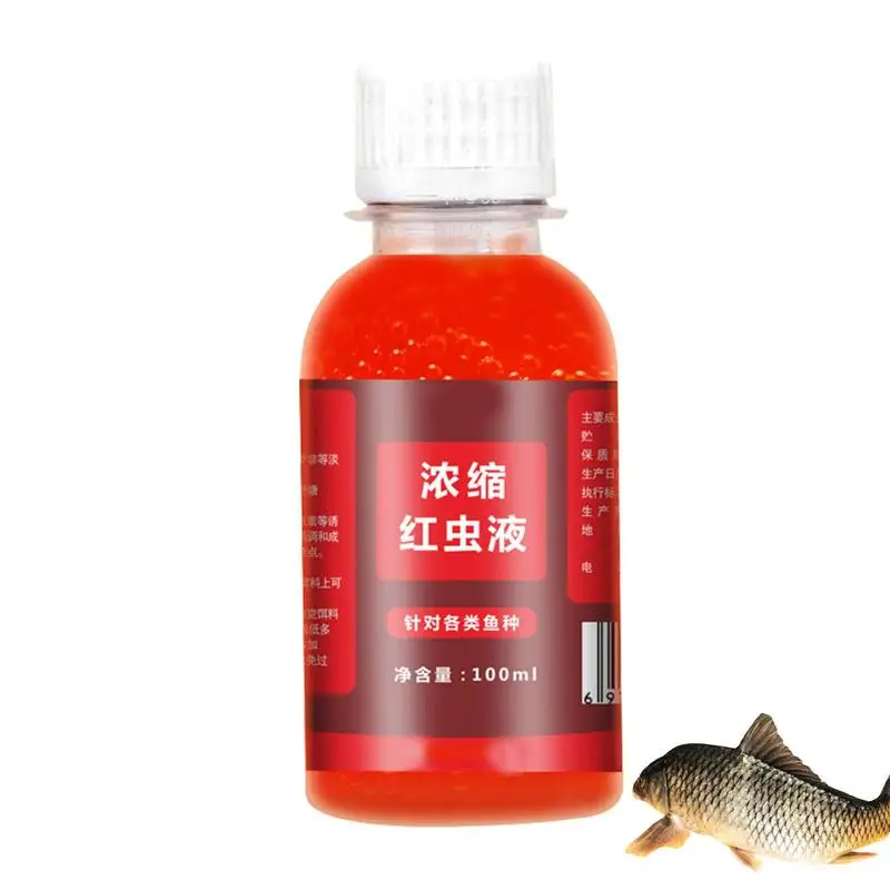 

Fishing Bait Additive High Concentrated Red Worm Liquid Bait Attractant Enhancer Smell Lure Tackle Food For Trout Cod Carp Bass