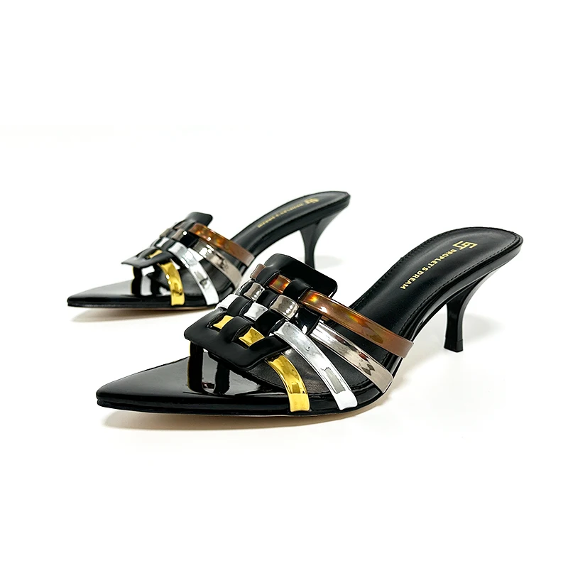 Fashionable new summer women's luxury brand pointed slippers,open toe indoor and outdoor slippers,casual and comfortable slipper