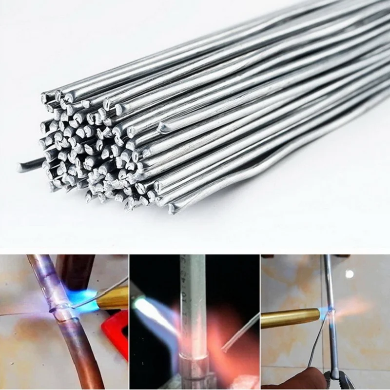 

Low Temperature Easy Melt Aluminum Welding Rods Weld Bars Cored Wire 2mm 5/10PCS for Soldering Aluminum No Need Solder Powder