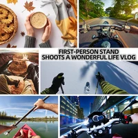 6-in-1 Chest Strap Mount Phone Clip Holder For iPhone Samsung Huawei Smartphones GoPro SJCAM AKASO Insta360 Osmo Action Camera 6