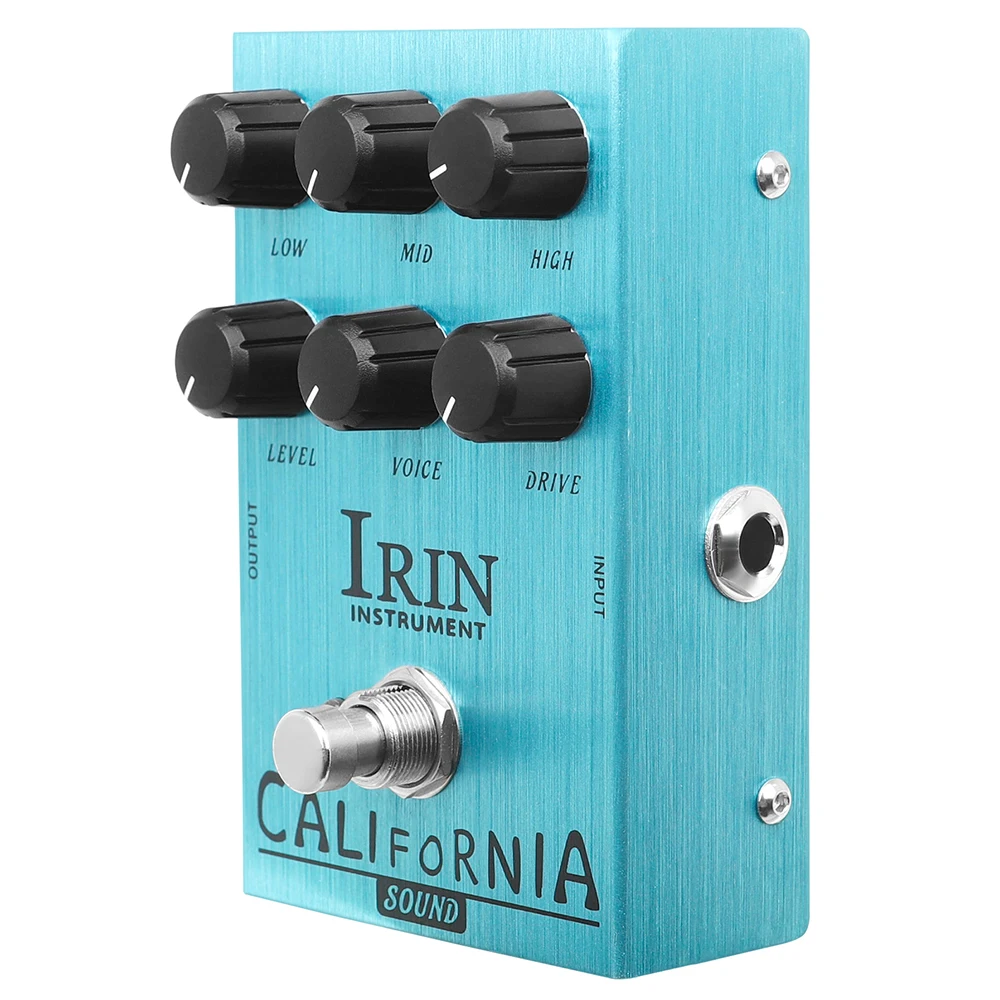 Vintage British Rock Overdrive Distortion Guitar Pedal - True Bypass Technology
