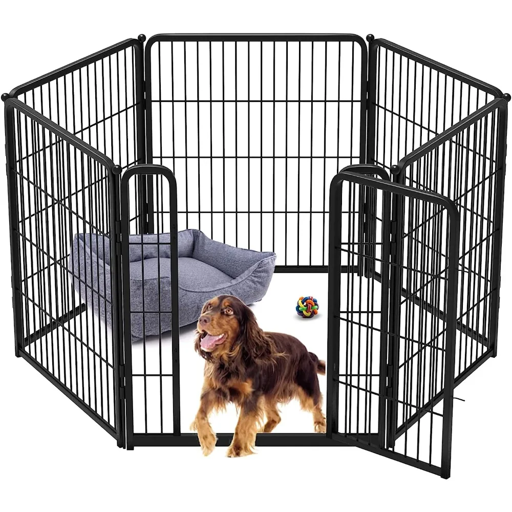 

Homeplus Dog Playpen Designed for Indoor Use, 32" Height for Medium Dogs│Patent Pending