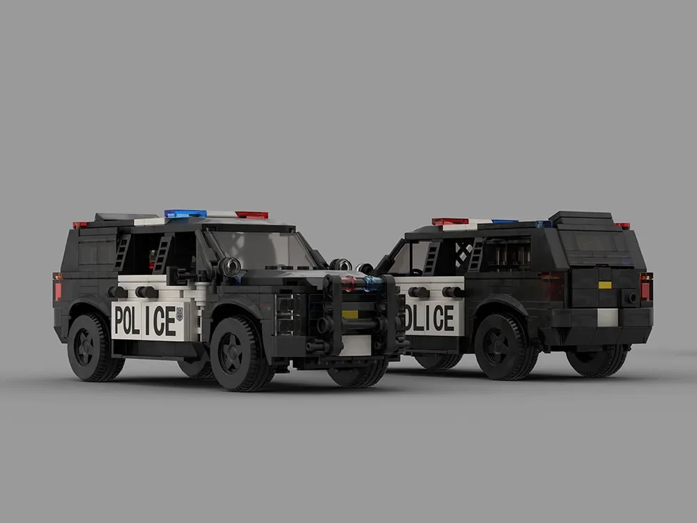 MOC パトカースピードシリーズタホビルディングブロック SWAT 戦闘
