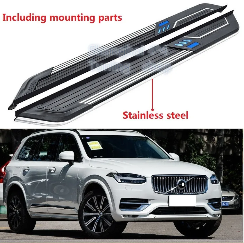 Stainless steel for VOLVO XC90 2016 2020 2021 2022 running board side