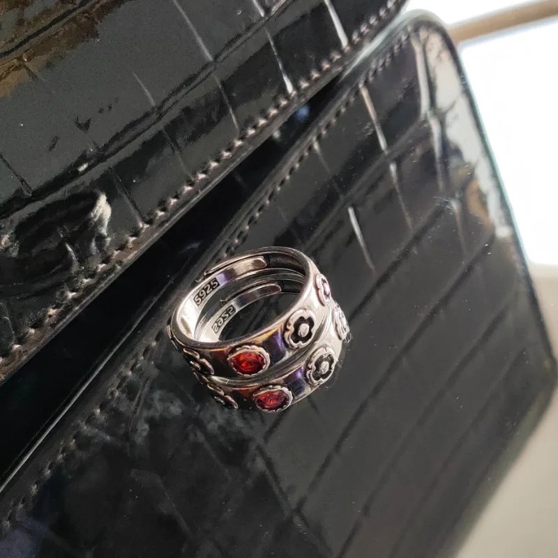 Amine Ring 925 Silver Plated Metal Ring Hauru Sophie Ring Fashion Cosplay Props Birtyday Gift for Girl Size9 -12 4