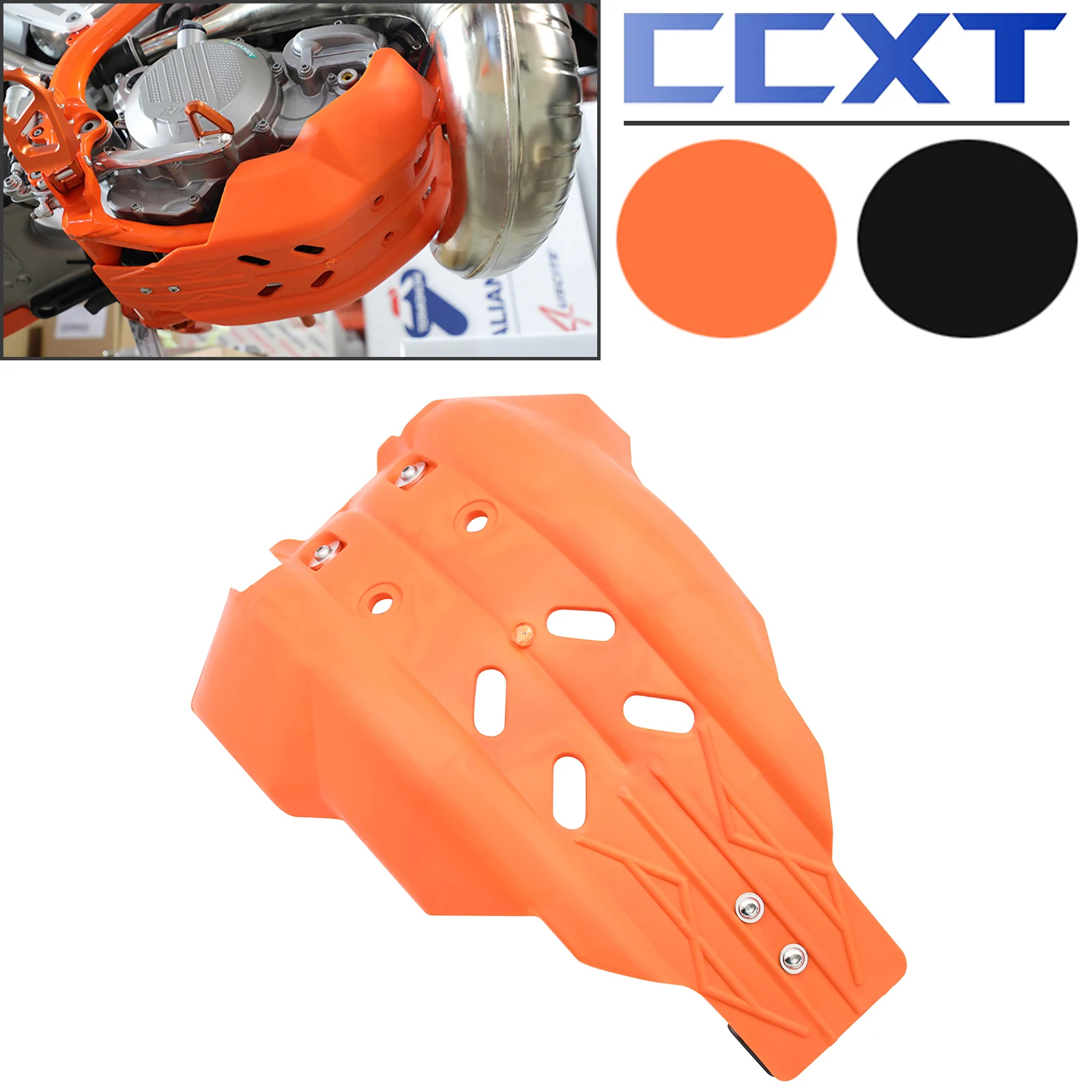 

Motorcycle Engine Base Chassis Guard Protector Cover For KTM 2020 2019 2018 2017 EXC 250cc 300cc Universal Parts EXC250 EXC300