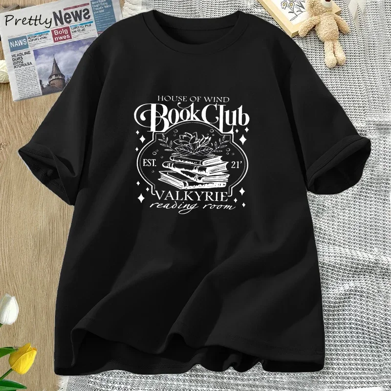 

House of Wind Library Velaris T-Shirt Acotar Book Club T Shirt Night Court Sarah J Maas Graphic T Shirts Book Lover Tops