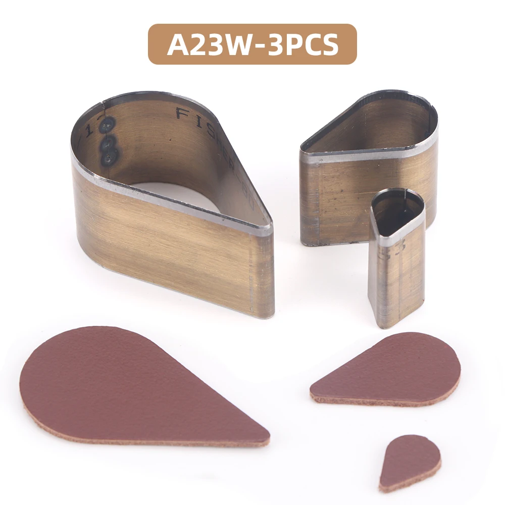 Lot De 3 Matrices De Découpe En Forme De Cœur - 15, 30, 50 Mm - Pour Cuir, Carton, DIY