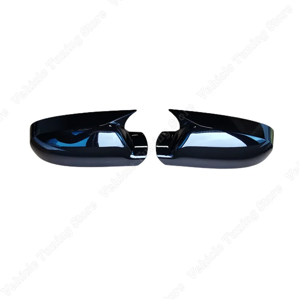 Gloss Black M Style Mirror Covers For Audi A3 A4 A5 A6 Q3 S3 S4 S5 RS4 (09-13)