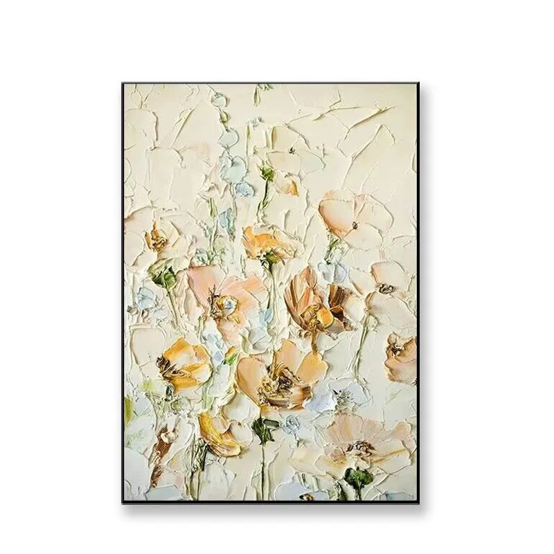 

Красивые картины цветов и растений, чистая картина маслом ручной работы для украшения дома, спальни, столовой, гостиной и дивана