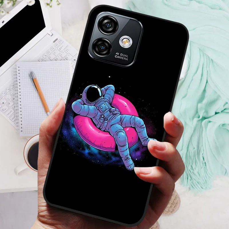 Soft TPU Silicone Shockproof Phone Case Bumper - 6.52 Protective Cover