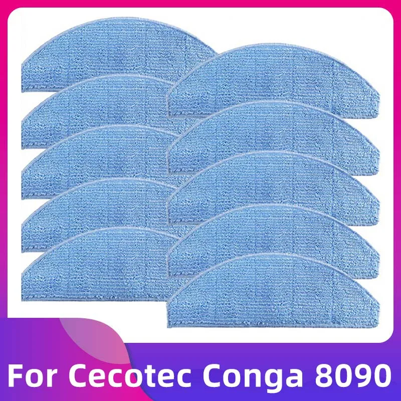 Accessories for Cecotec Conga 9090 IA Mop Cloths Hepa Filter side brush  Robotic Vacuum Cleaner Parts - AliExpress